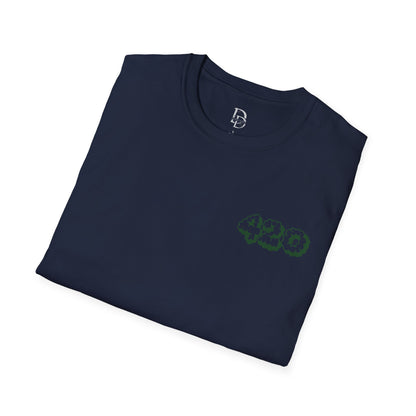 420 Graphic Unisex T-Shirt - Blunt Smoking Graphic