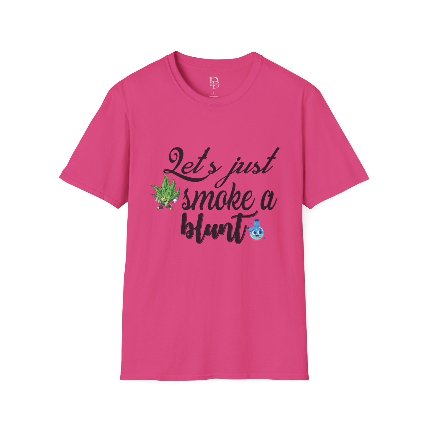 Unisex T-Shirt with Blunt Smoking Quote