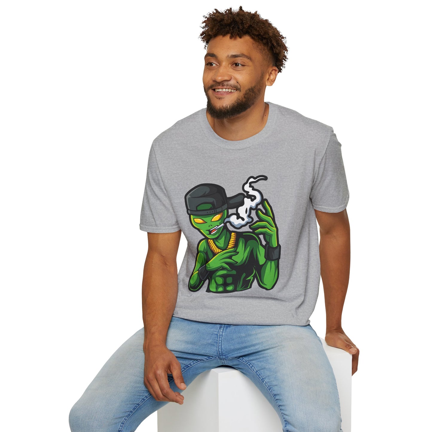 Alien Smoking T-Shirt