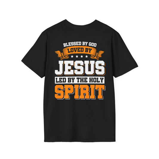 Christian T-Shirt Blessed loved and led