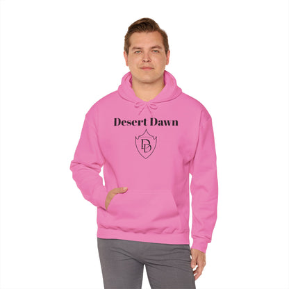 Desert Dawn Shield Design Hooded Sweatshirt