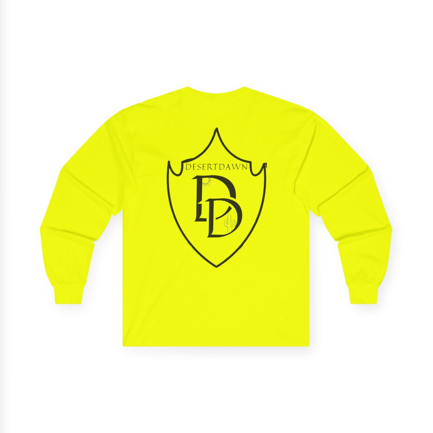 Desert Dawn Shield Design Long Sleeve Tee