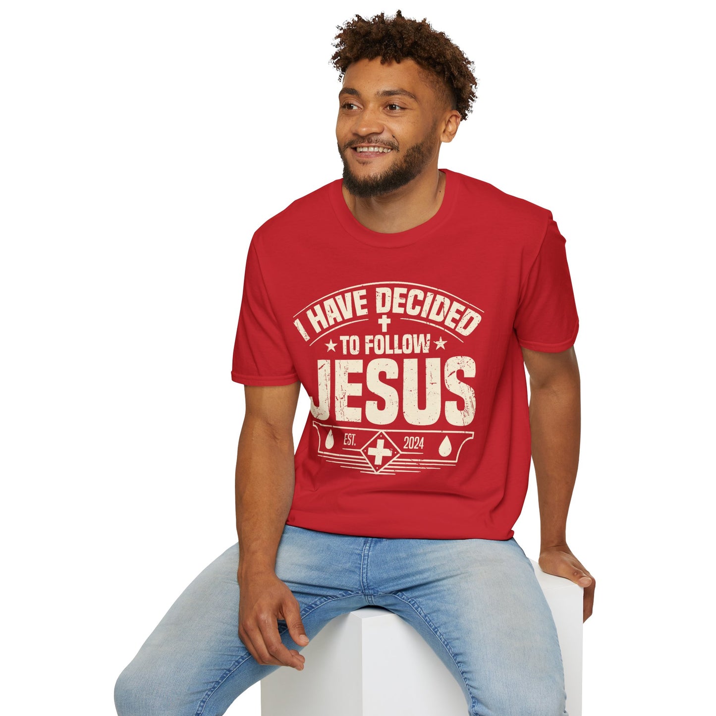 Faith Inspirational T-Shirt - 'I Have Decided to Follow Jesus', Unisex Tee