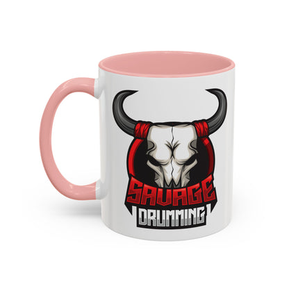 Savage Drumming Accent Coffee Mug | 11 & 15oz |