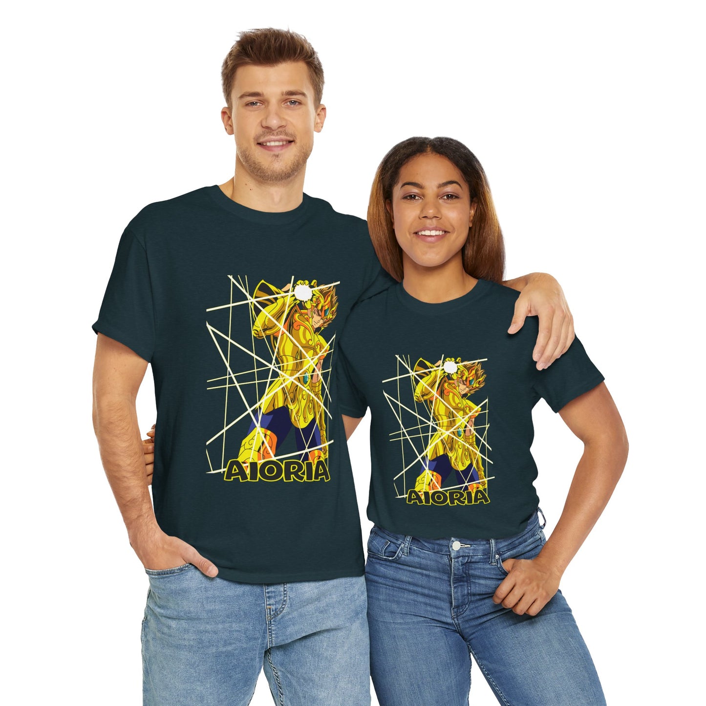 T-Shirt Aioria Anime Character Design