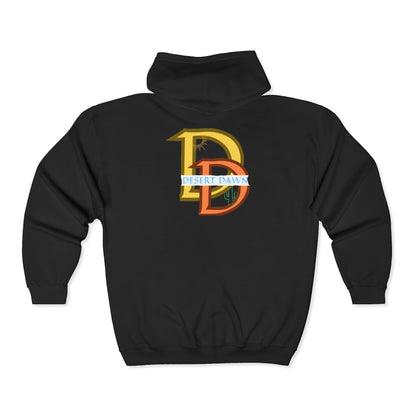 Desert Dawn Full Zip Hooded Sweatshirt