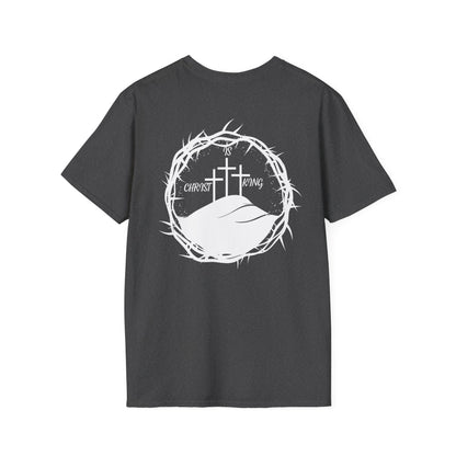 Faith-Inspired Unisex T-Shirt - Christ & King W/Thorn Crown Tee
