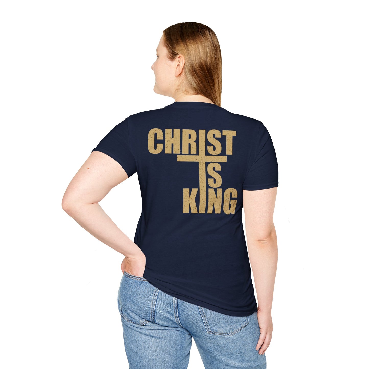 Faith-Inspired Unisex T-Shirt - 'Christ is King' Graphic Tee