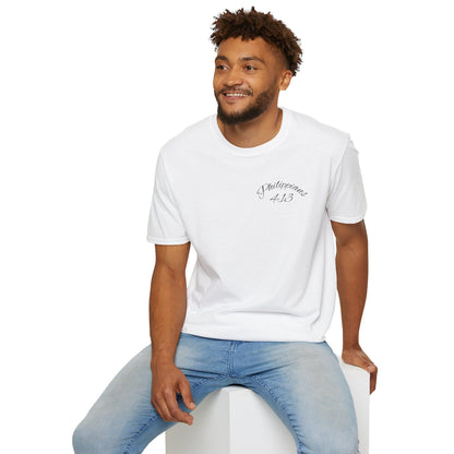 Inspirational Lion Tee | Unisex Softstyle T-Shirt, Christian Apparel, Philippians 4:13
