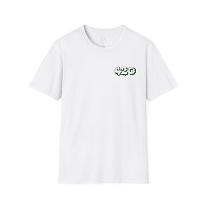 420 Graphic Unisex T-Shirt - Blunt Smoking Graphic
