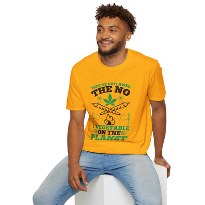Funny Outlawed Weed Unisex T-Shirt