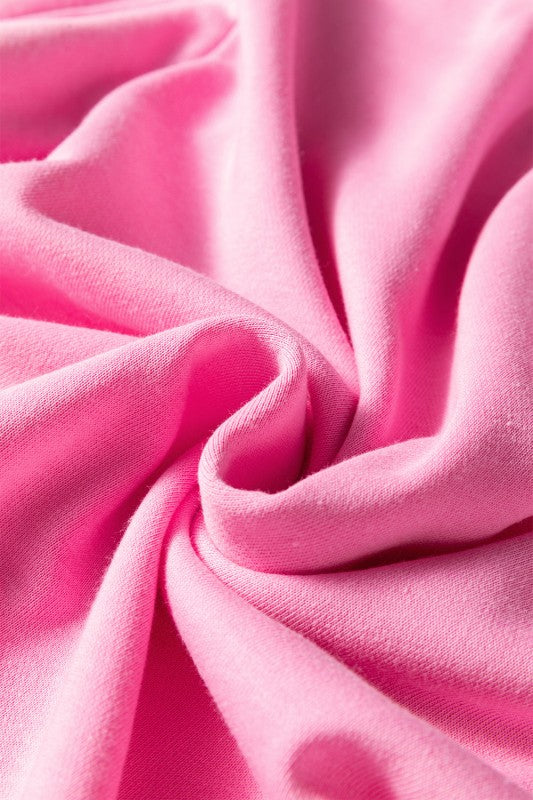 Bow Embroidered Pullover and Shorts Set