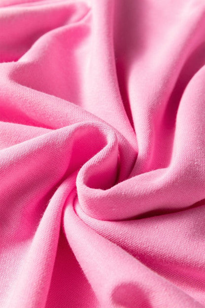 Bow Embroidered Pullover and Shorts Set