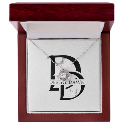Desert Dawn love Knot Necklace