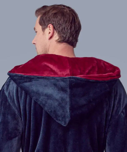 Men’s Robe with Hood – Ultra-Soft Plush Comfort for Everyday Use